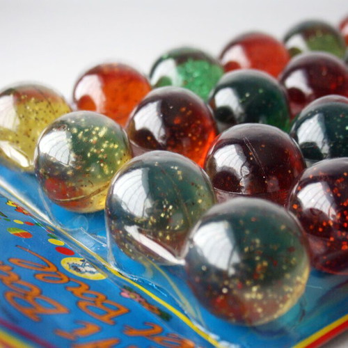 Vintage Hi Bounce Jet Ball Superball 24x colorful glitter crazy balls new