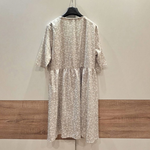 Hekka dress size L-XL like new, olive and white