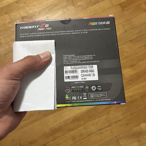 G Skill DDR5 6000MTS 2x64GB RAM slightly used