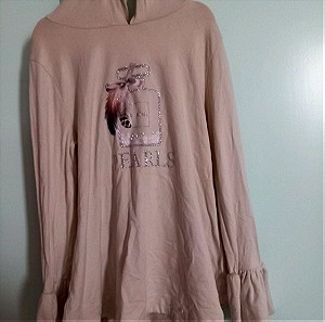 Μπεζ lapin μπλουζα για κορίτσια 7 ετών (1,22 cm)