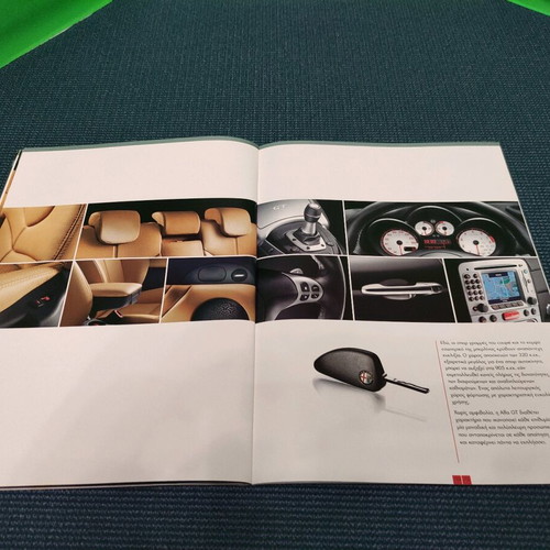 Alfa Romeo GT official illustrated brochure like new