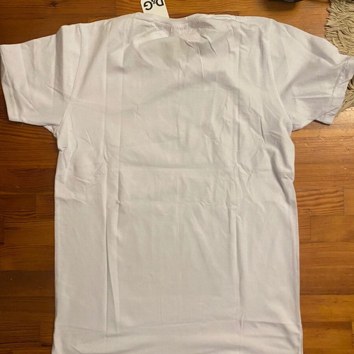 Cotton tshirt XL new, black and white