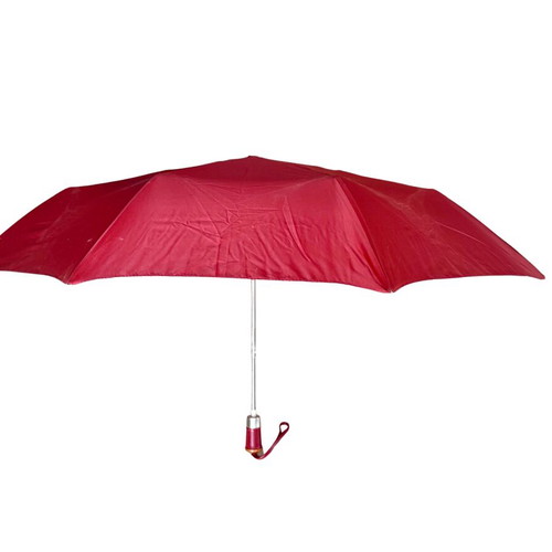 Vintage Longchamp Pierre Vaux folding umbrella, like new, red