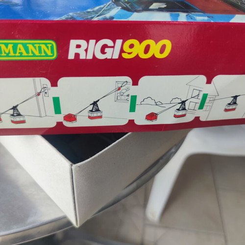 Vintage Lehman Rigi 900 Cable Car Toy 1970, like new, missing 2 figures