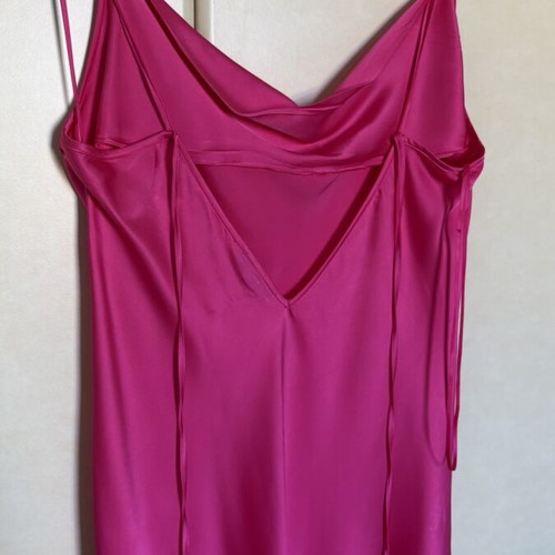 Massimo Dutti midi dress like new, fuchsia, size XS
