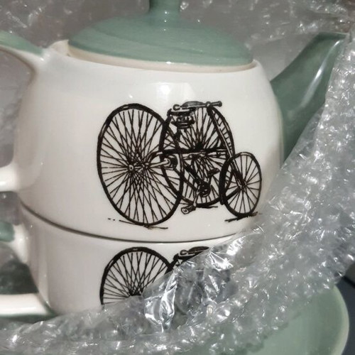 Teapot with cup and saucer new with box