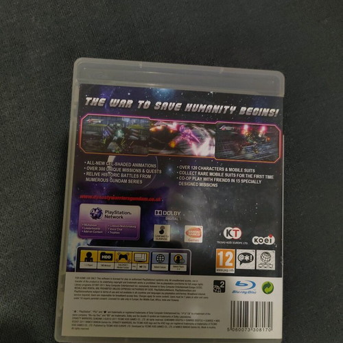 Dynasty Warriors Gundam 3 PlayStation 3 used