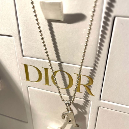 Monogram A Necklace Silver 925 like new
