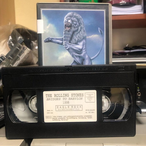 The Rolling Stones Bridges to Babylon VHS like new, live 1998