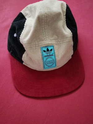Adidas old school skateboard snowboard cap with 3 stripes, denim fabric, flat brim