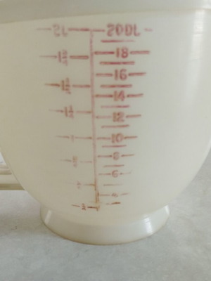 Vintage Tupperware measuring jug 2L like new, rare Made in Greece