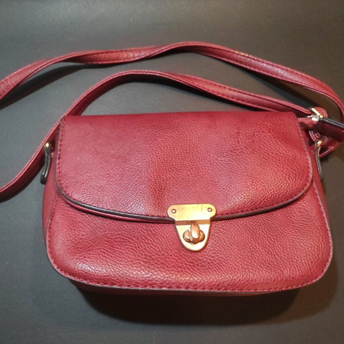 Small shoulder bag used, multicolored