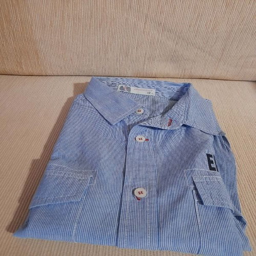 Energiers shirt for 12-year-old boy like new, striped blue ciel