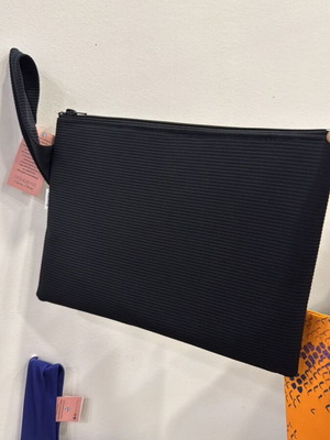 Handbag clutch new, black, Greek craftsmanship
