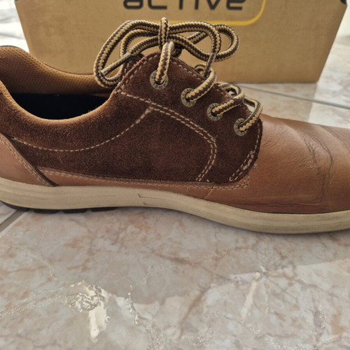 Casual leather men's shoes Camel Active gore-tex like new, brown, size 44.5