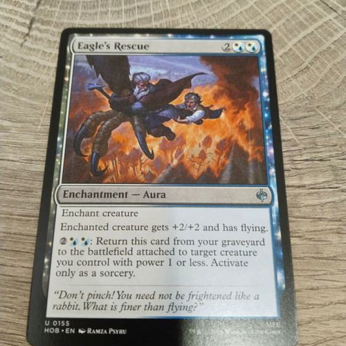 Magic the Gathering Eagle's Rescue card