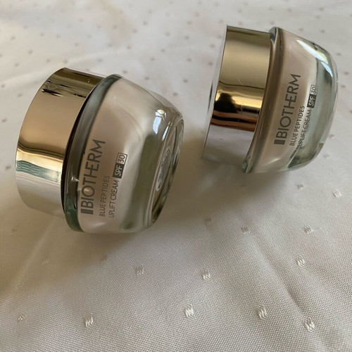 Biotherm Blue Peptides Uplift Cream SPF 30 new 2 x 15ml
