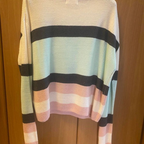 H&M Thin Cotton Sweater like new, colorful, sizes 158-164 cm
