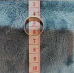 Silver 925 ring slightly bent, used