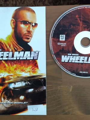 Wheelman PC game used, manual only without cover