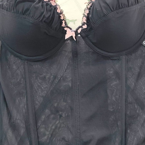 Lingerie set new, black and pink, size 70A and small