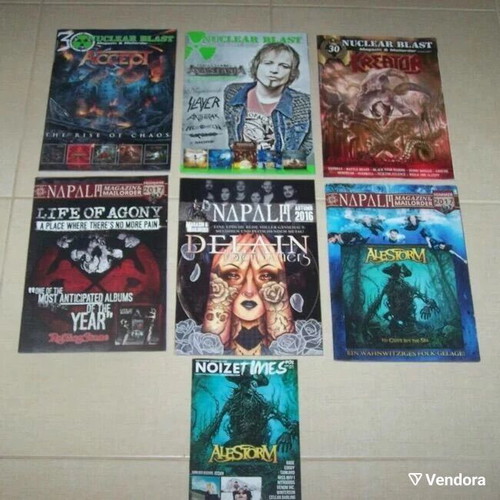 Promo Metal Magazines with 9 Posters like new