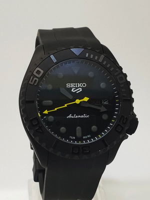 Seiko Custom Mod NH36 Skx Μαύρο Ματ Αυτόματο Ρολόι Κατόπιν Παραγγελίας