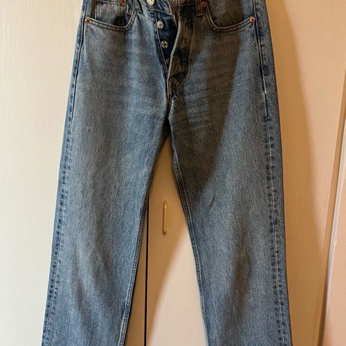 Zara straight jeans like new, size XS, blue