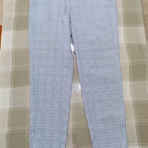 Vittorio women's checkered pants like new, gray, size S-M