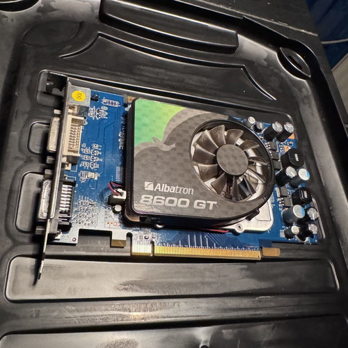 Albatron GeForce 8600 GT graphics card used, untested