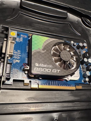 Albatron GeForce 8600 GT graphics card used, untested