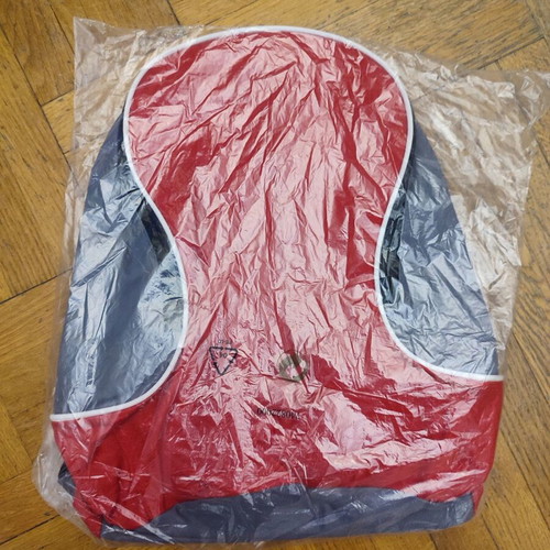 Backpack new, grey and red