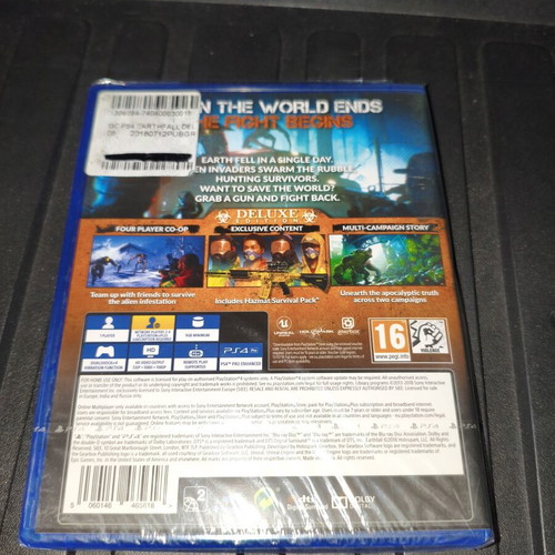EarthFall PS4 game new, sealed