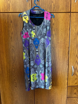 St Martins dress size 40 like new, multicolor, knee-length