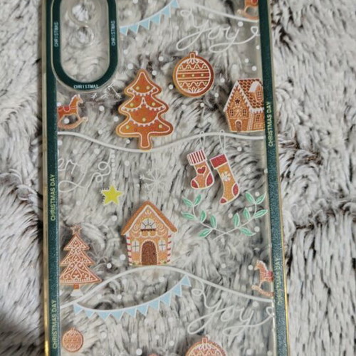 Redmi 9a silicone case like new, Christmas design