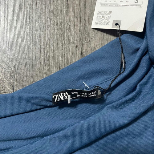 Zara fitted dress new blue-turquoise size S