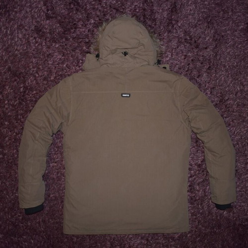 Sasta The Pole men's parka jacket XXL like new, beige and brown