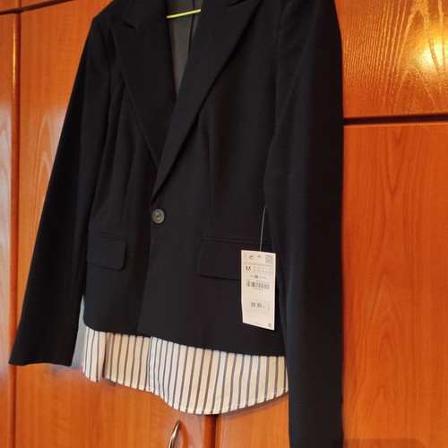 Zara spring summer jacket blue new, size M