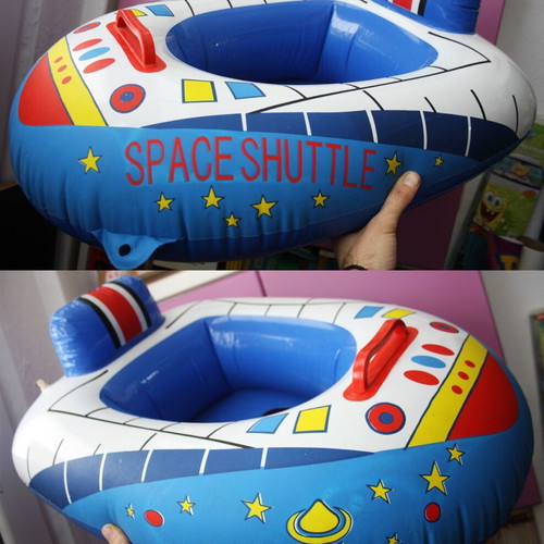 Vintage inflatable boat space shuttle 63cm new