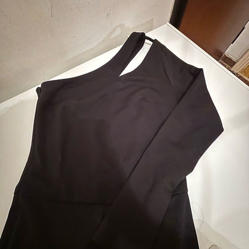 My Tiffany black one-piece jumpsuit size S used one shoulder