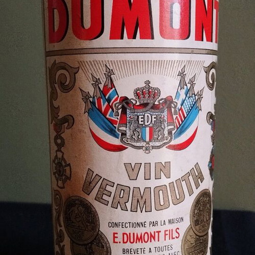 Φιάλη βερμούτ Dumont Tipo Torino 1966 vintage σφραγισμένη σαν καινούργιο
