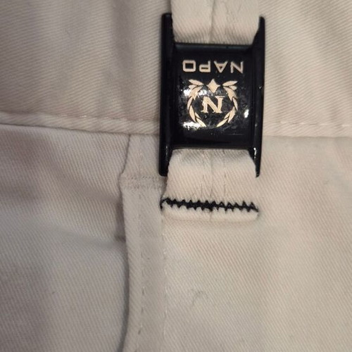 Napoleone white slim pants like new, size S-M