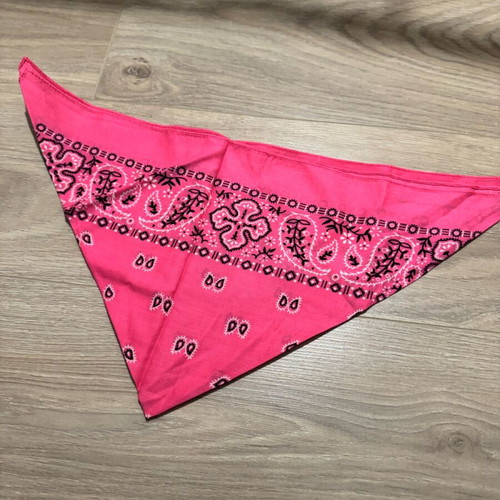 Pink bandana scarf like new