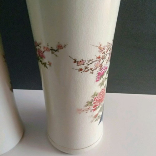 Japanese Gold Satsuma vases used, pack of 3