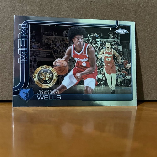 NBA Topps Chrome Jaylen Wells base card #200 like new