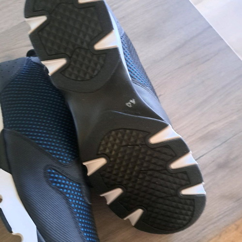Baldinini men's sports shoes new, black and blue, size 44