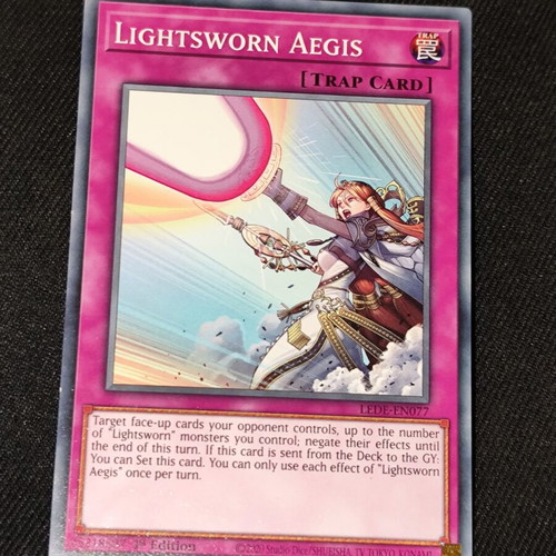 Lightsworn Aegis Yu-Gi-Oh card new