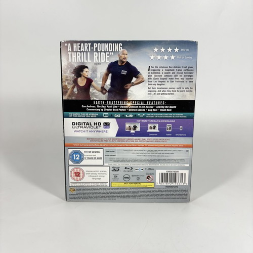 San Andreas 3D Blu-ray new with Greek subtitles
