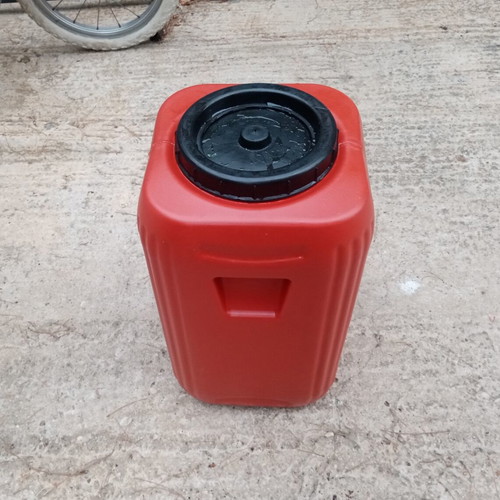 Plastic container 20 liters with handles, square, food safe