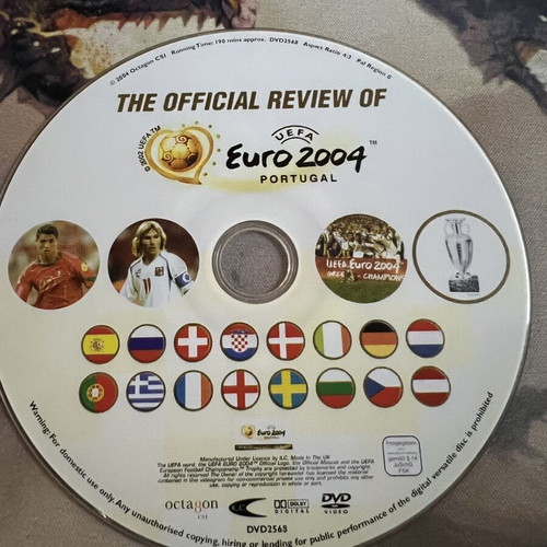 DVD The Official Review of UEFA Euro 2004 Portugal used